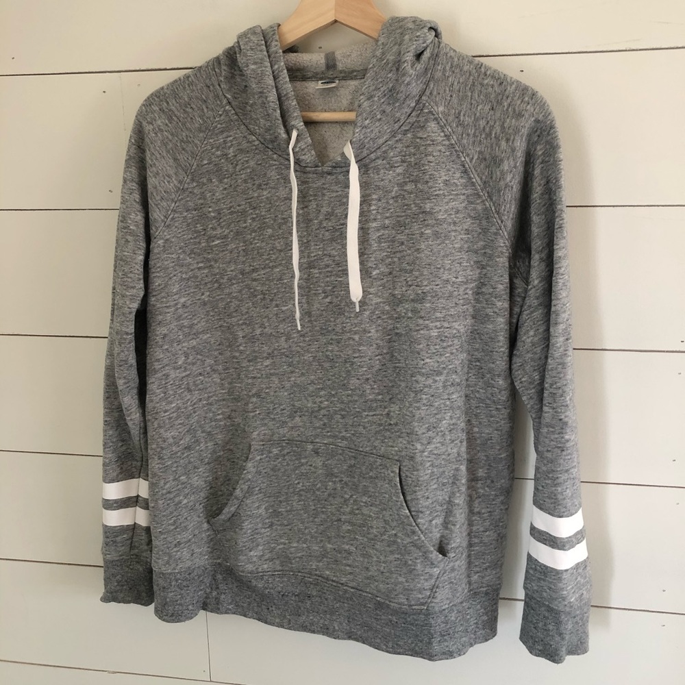 Athletic stripe sweatshirt - sz s